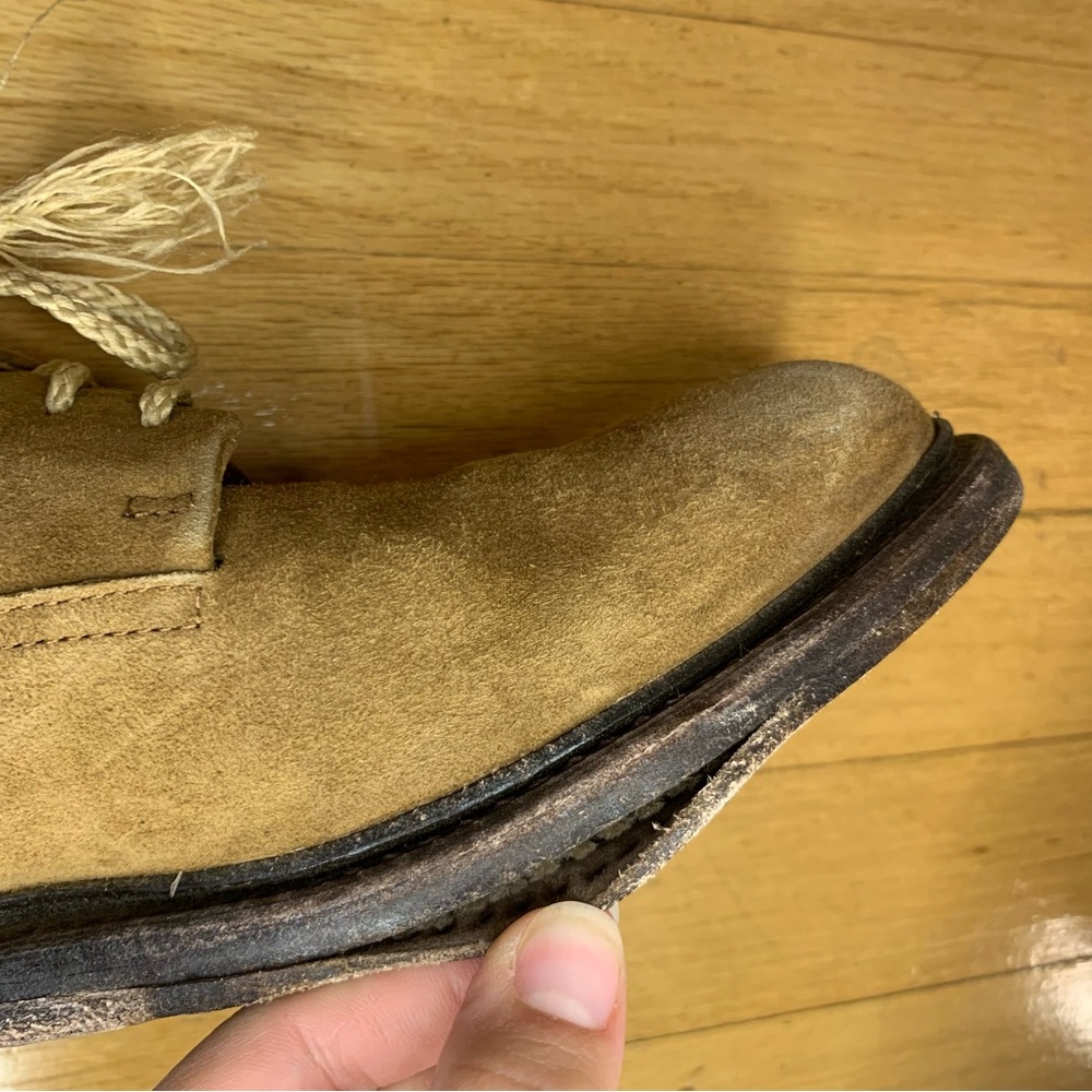 Vince Davies Leather Derby Shoes in Brown - Size 8 - Picture 10 of 10